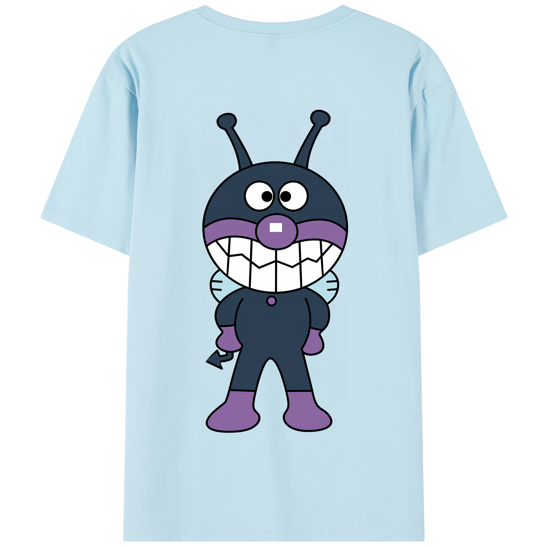 （画像用） アンパンマン Anpanman 綿100％半袖Tシャツ（背面プリント）